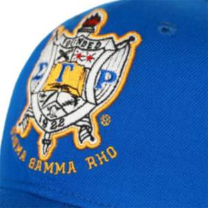 Casquette SGR-Bleu Royal | Chapeau Sigma Gamma Rho en laine mélangée | Logo de l'équipe brodé devant et derrière | Couvre-chef de sororité classique - Product Image 3