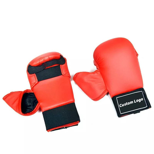 Guantes de Boxeo MMA de Medio Dedo, Tres Capas, Impermeables, de PU, Absorbentes de Humedad, con Cierre de Gancho y Bucle, Marca Personalizada, Unisex, para Adultos - Product Image 4