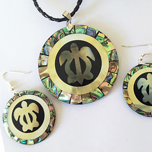 Conjunto de Joyería de Conchas Marinas, Aretes y Collar para Fiestas y Regalos - Product Image 2