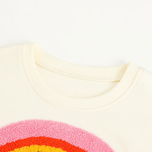 Sweatshirts en molleton de coton pour enfants Pull à col rond de qualité supérieure - Product Image 4