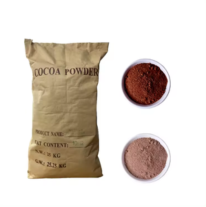 Poudre de cacao noire naturelle de poudre de fève de cacao crue torréfiée alcalisée pure - Product Image 1
