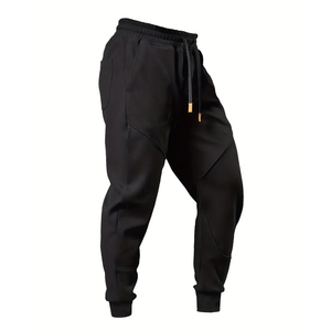 Pantalon de survêtement personnalisé en molleton épais pour hommes, jogging athlétique d'hiver décontracté, pantalon taille haute respirant à cordon de serrage, grande taille - Product Image 4