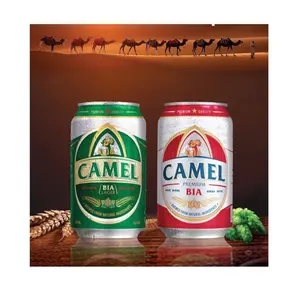 Producto de exportación de cerveza prémium, cerveza Camel más grande, 330ml en bebida alcohólica de Vietnam, fabricación de cerveza OEM