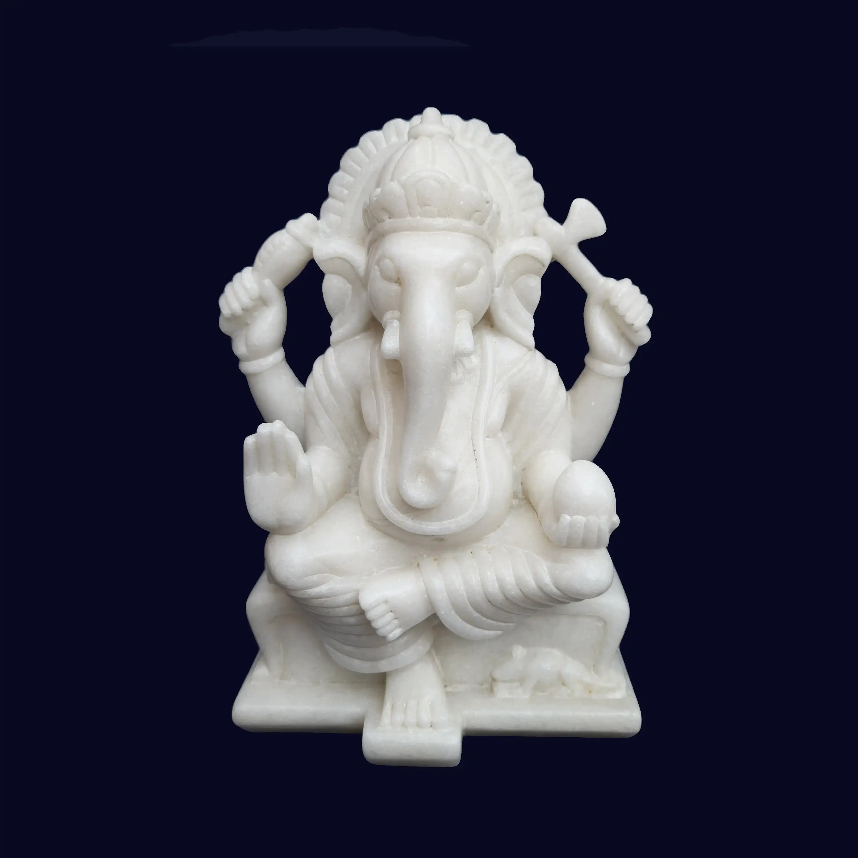 JK Marble Crafts Indian Diwali Regalos para la decoración del hogar hindú Lord Ganesha Idol estatua Ganesh estatua