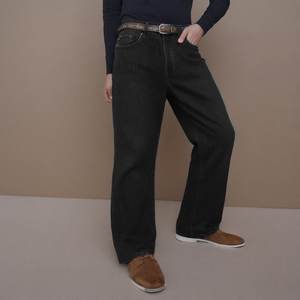 กางเกงยีนส์สีเทาดำสำหรับผู้ชายสีดำฤดูใบไม้ร่วงสีดำสีน้ำเงินเข้มกางเกงยีนส์ผู้ชายกางเกงยืดผ้าฝ้าย Caaual แบบคลาสสิกขนาด40 42 44 - Product Image 2