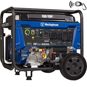 Generador Portátil a Gas Westinghouse WGen9500c de 9500W con Inversor de Onda Sinusoidal Pura, Batería de Plomo-Ácido y Control Remoto - Product Image 2