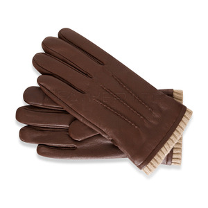 2024 gants en cuir léger de haute qualité pour hommes nouvelle mode Style uni pour vêtements décontractés pour l'hiver - Product Image 1