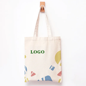Sac fourre-tout écologique pliable vintage en toile de coton biologique avec capacité de 6-10L pour le shopping - Product Image 1