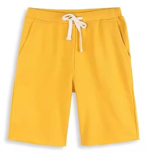 Pantalones cortos de gimnasio de alta calidad de primera calidad de secado rápido y transpirables personalizables cintura media estilo sólido High Street tela de lona ecológica - Product Image 3