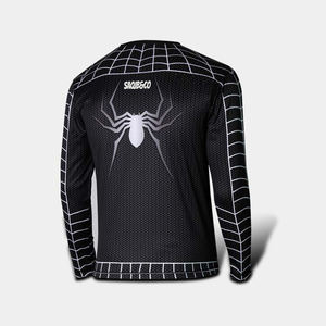 Vêtements de sport unisexes à manches longues UPF 50 Imprimés par transfert thermique Rashguard personnalisé pour le BJJ MMA Surf Compression Spandex/Polyester - Product Image 3
