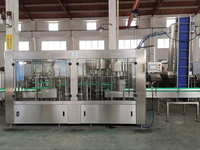 Machine de remplissage entièrement automatique pour bouteilles PET/verre de 5 à 15 L, avec engrenage pour ligne de production d'eau pure et de shampoing
