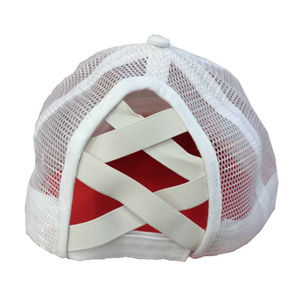 Venta al por mayor Golf Color sólido transpirable Denim mallas entrecruzadas al aire libre alta calidad porosidad béisbol camionero sombrero 2026 - Product Image 4