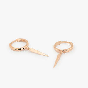 Joyería de moda, nuevo diseño, pendientes de gota de oro de 14 quilates, pendientes de Hip Hop de lujo con forma de pico, regalo perfecto para adolescentes - Product Image 2
