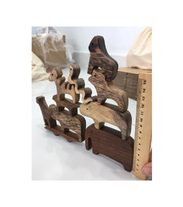 Animales de madera que aprenden y juegan para niños/Animal de madera único con una variedad de formas desde 99GD - Product Image 1