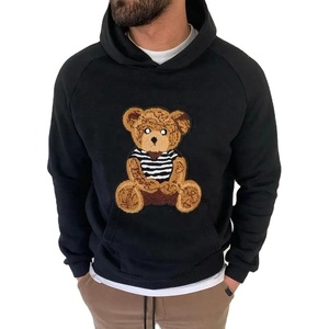 2025 diseño de lujo de Jersey de manga larga para hombre, con capucha Unisex Sudadera, ropa informal, bordado de chenilla, logotipo personalizado de invierno - Product Image 1