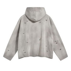 เสื้อฮู้ดผ้าคอตตอนโพลีเอสเตอร์พิมพ์ลายตามสั่งสำหรับฤดูหนาว - Product Image 2