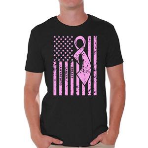 T-shirts de sensibilisation au cancer du sein Unbreakable Spirit célébrant l'espoir et le courage pour les femmes et les hommes - Product Image 5