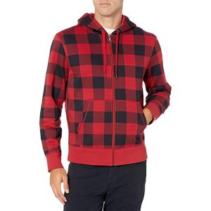 Sudadera con capucha de doble capa de franela para hombre de último diseño, sudaderas con capucha de algodón de cadena larga estilo bolsillo de canguro con cremallera más vendidas - Product Image 2