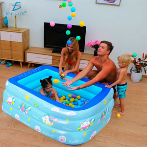 Piscina Gonfiabile 130*90*50 cm per Uso Interno/Esterno, Resistente e Portatile per Divertimento Acquatico - Product Image 5