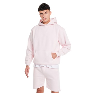 <b>Men</b> Modern Summer Hoodie <b>Shorts</b> Set Lightweight Casual Gym Streetwear Custom OEM Private Label Factory Manufacturer - Product Image 1