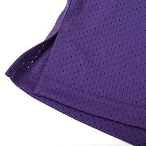 Conjunto de camiseta de baloncesto de tela de malla de poliéster sublimada personalizada, chaleco transpirable ligero, estampado de número de nombre de equipo de talla grande - Product Image 5