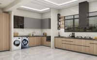 Votre maison idéale : un système de meubles de cuisine intégré, ergonomique et au design épuré.