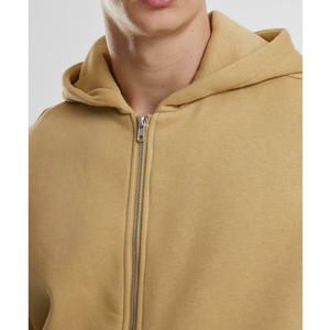 Nouveau classique surdimensionné hommes sweat à capuche à fermeture éclair à manches longues 100% pull en coton doux avec logo personnalisé impression numérique et broderie - Product Image 6