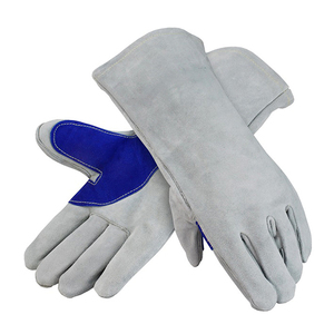 El mejor cuero de alta demanda con pulgar de Palma reforzado e índice TIG/MIG Guantes de trabajo de soldadura Guantes de trabajo de equipo de seguridad para las manos - Product Image 3