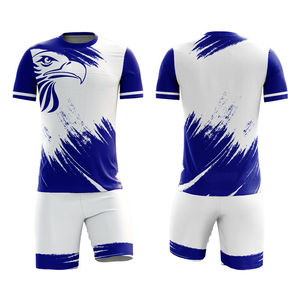 Último Diseño, Uniforme de Fútbol de Jersey Resistente, Ropa Deportiva 100% Poliéster Transpirable, Uniformes de Manga Corta, Uniforme de Fútbol - Product Image 1