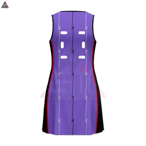 Uniformes de Netball Transpirables de Alta Calidad con Estampado Digital, Tallas Grandes, 100% Poliéster, Unisex, Tallas para Adultos, Hechos en Pakistán, Nuevo Stock - Product Image 2