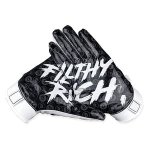 Gants de préhension en cuir synthétique latex antidérapant de qualité supérieure pour hommes et femmes, design personnalisable, football américain, imperméables, tactiles - Product Image 1