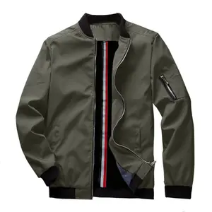 Spring New Men's Bomber Zipper Jacket Male Casual Street wear Hip Hop Slim Fit Pilot Coat Men Clothing Jackets