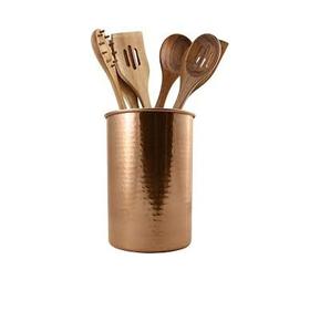 ที่ใส่ช้อนส้อมและอุปกรณ์ทำอาหารคุณภาพสูง ผลิตในอินเดีย ที่วางช้อนทองแดงขายดีอันดับต้นๆ - Product Image 5
