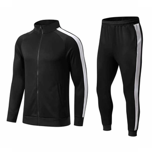 Conjuntos de ropa de algodón 100% para hombre, chándales para hombre, trajes atléticos informales de 2 piezas, chándales para hombre, traje transpirable - Product Image 1
