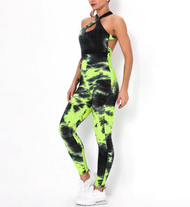 Ensemble de yoga de haute qualité vêtements de sport sans couture pour femmes vêtements de sport deux pièces vêtements de fitness avec pantalon et soutien-gorge de sport fournisseur en gros - Product Image 4