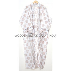 Kimono de algodón drapeado elegante con diseño simple y sofisticado kimono con escote en V con diseño simple y estampado floral para ropa informal - Product Image 5