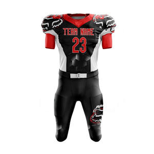 Prix raisonnable uniforme de football américain logo personnalisé fabricant en gros nouveau style meilleur matériel uniforme de football américain - Product Image 2