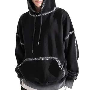 Sudadera con Capucha de Felpa Francesa de 480 GSM, Lavada al Ácido, Estilo Vintage, Sudadera con Capucha Extra Grande para Hombre, Sudadera con Capucha Personalizada, Hecha a Medida, Premium - Product Image 4