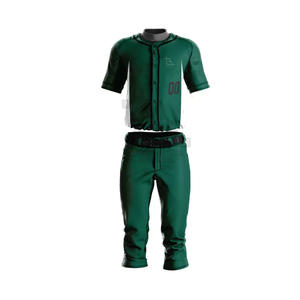 Nueva Llegada, Ropa Deportiva, Tela 100% Poliéster, Transpirable, Uniforme de Béisbol de Alta Calidad, Color Personalizado, Cuello en V, para Hombre Adulto - Product Image 1