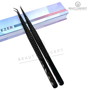 แหนบต่อขนตาแบบแยกส่วน 45 องศา ป้องกันแม่เหล็ก ดีไซน์ทนทาน จับขนตาได้อย่างแม่นยำ ผลิตจากสแตนเลสอย่างยั่งยืน - Product Image 2