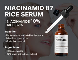 Sérum coréen naturel pour les soins du teint ERIGERON 87% Riz + 10% Niacinamide - Product Image 4