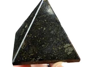 Pyramide en marbre zèbre noir, pyramides en pierre de marbre, pyramide en marbre zèbre noir et blanc - Product Image 5