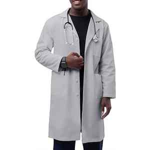 Vente flash, meilleure qualité, uniformes médicaux pour femmes, blouse de médecin, infirmière, tissu en coton blanc et polyester tricoté - Product Image 1