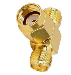 Rp <span class=keywords><strong>SMA</strong></span> Nữ kết nối <span class=keywords><strong>adaptor</strong></span> <span class=keywords><strong>3</strong></span> cách t Loại <span class=keywords><strong>3</strong></span> ba RF Coaxial Antenna Adapter - Product Image 2