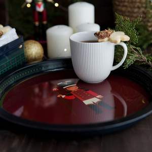 Plateau métallique rond décoratif pour jeune soldat Ø 315 mm - Product Image 5