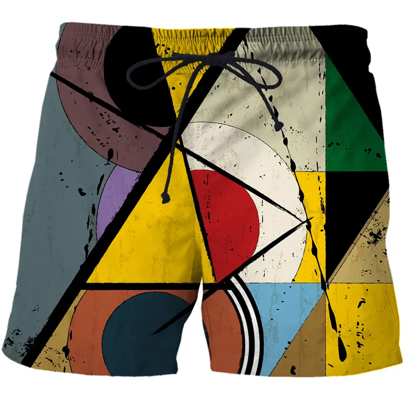 Moda Praia Seaside Quick Dry Plus Size Cinco Ponto Swim Calças Atacado Meninos Swim Trunks Custom Design Homens Shorts