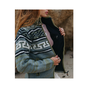 Chaquetas de lana de alto rendimiento para mujer Tejido transpirable Teñido en nuevos diseños para uso en exteriores - Product Image 6