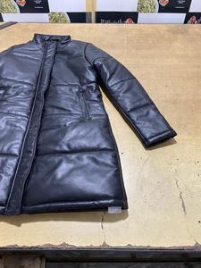 Chaqueta larga acolchada de cuero para mujer de invierno del mejor fabricante - Product Image 4