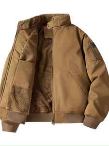 Chaqueta Bomber de Diseño Elegante y Buena Calidad para Hombre, Logotipo Personalizado, Chaqueta de Invierno Informal, Transpirable, Cortavientos e Impermeable - Product Image 2