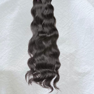 Venta al por mayor de cabello Remy de templo indio, extensiones de trama doble, cierre y pelucas frontales de distribuidores de confianza - Product Image 1